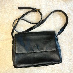 Giani Bernini Leather Black Shoulder Purse